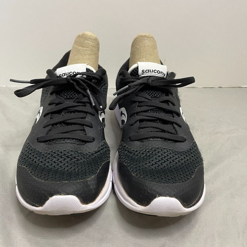 Saucony Trinity Womens 7.5 Black / White Athletic Running Shoes Discontinued